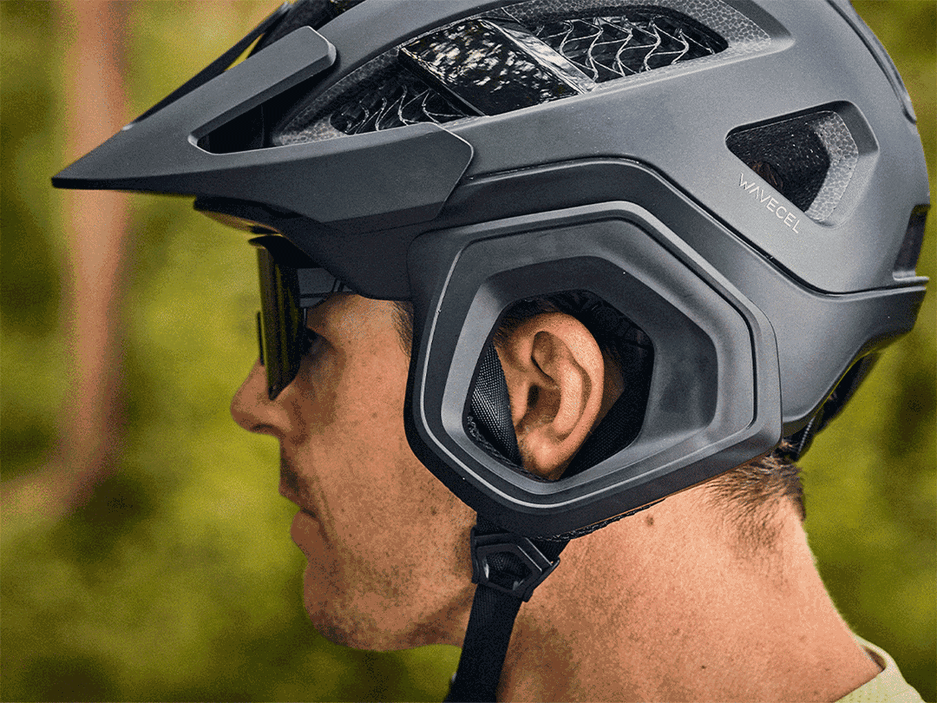 Prilba na horskú cyklistiku Trek Blaze WaveCel, Bronze Age/Black – Obrázok 2